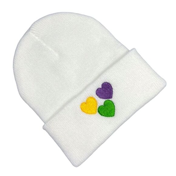 Heart Embroidered Beanie  - Picture 3 of 4